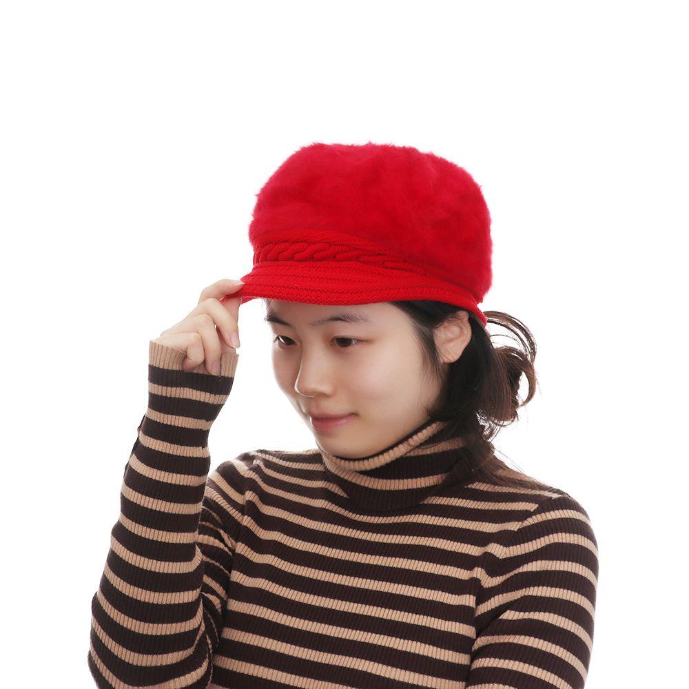 Mũ Len Trùm Đầu Chống Gió Giữ Ấm Mùa Đông Đính Quả Bông Dành Cho Bé Gái