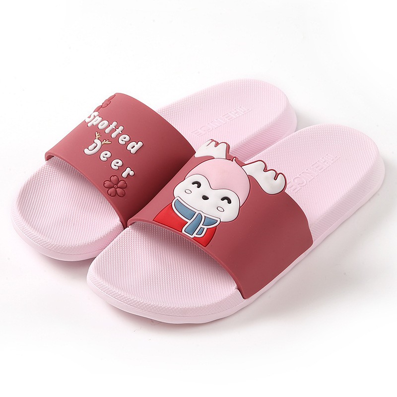 DÉP LÊ DÉP QUAI NGANG THỜI TRANG NỮ HÌNH CÔ BÉ CHOÀNG KHĂN CUTE