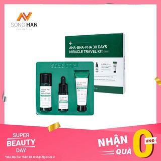 [Mỹ Phẩm] Bộ Kit 3 Món Hỗ Trợ Giảm Mụn Thần Kỳ Some By Mi Aha-Bha-Pha 30 Days SH7B14 - Cao Cấp