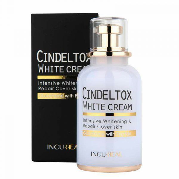 KEM DƯỠNG TRẮNG DA CINDEL TOX CINDELTOX  WHITE CREAM HÀN QUỐC  incugen có con tem chống hàng giả