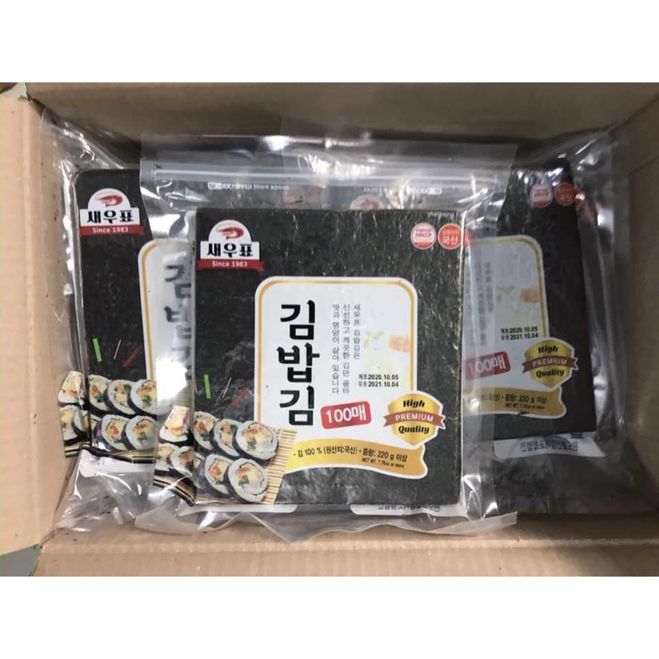 Lá kim/ rong biển 100 lá wando Hàn Quốc làm gimbap
