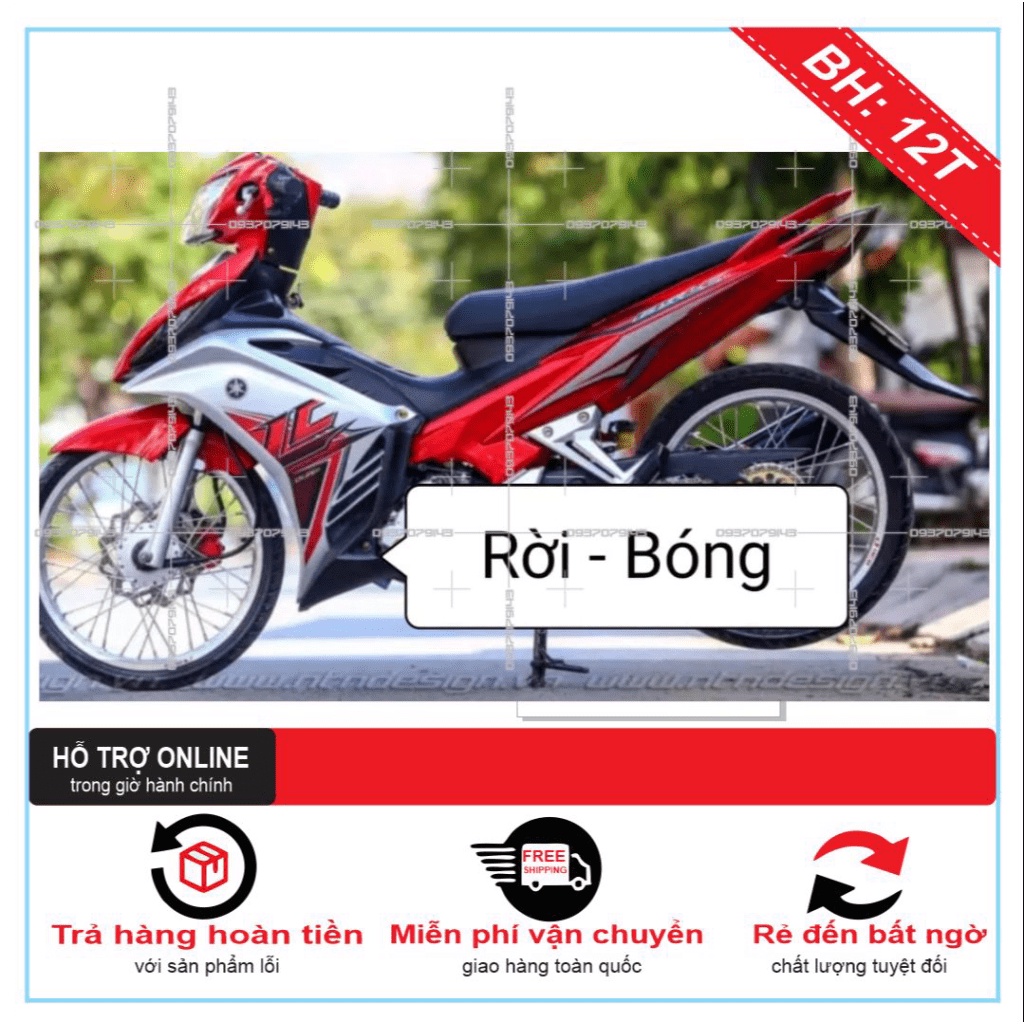 TEM RỜI EX 2011 LC BẠC ĐỎ -- SHIN DECAL 2