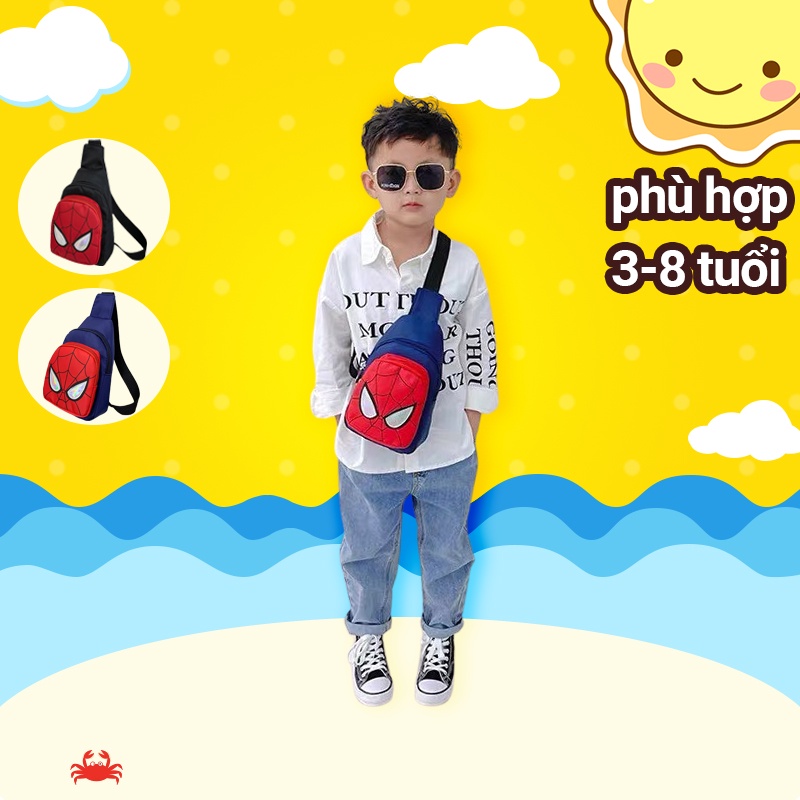 Túi đeo chéo bao tử cho bé trai 1989KIDS phù hợp trẻ em từ 3 tuổi đeo ngực,mini