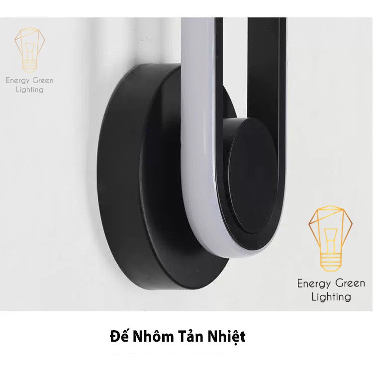Đèn Tường Energy Green Lighting Decor Phong Cách Bắc Âu Xoay 330 Độ DT-3012 - 3 Chế Độ Ánh Sáng