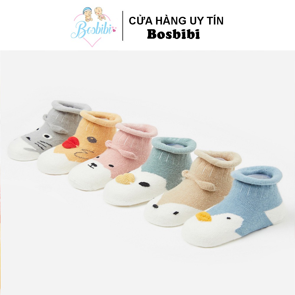 Tất họa hình chống trượt, chống hằn, cho bé 0-3 tuổi