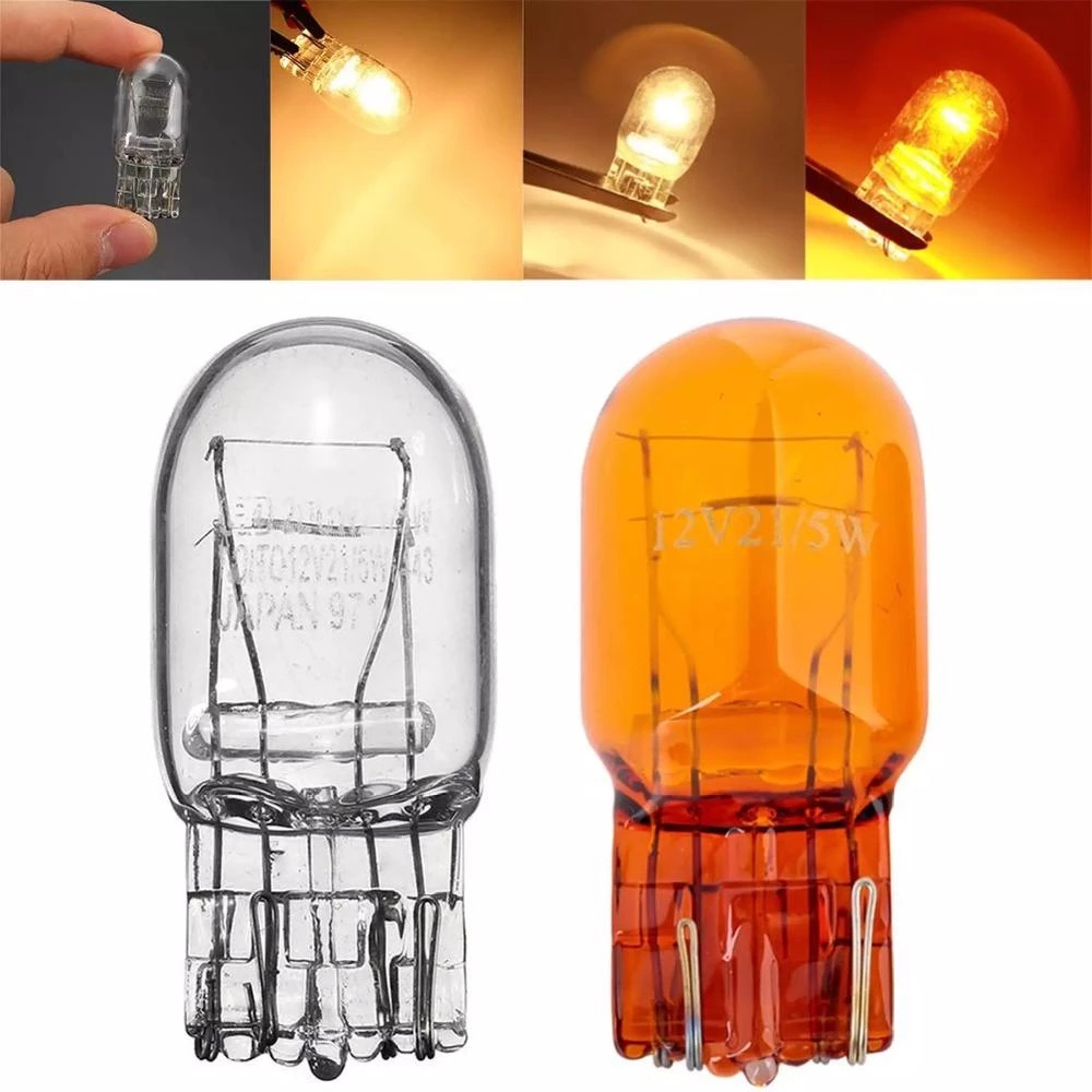 Set 2 bóng đèn halogen KEVANLY T20 7443 7440 12V 16W 500 tiện lợi dành cho xe hơi