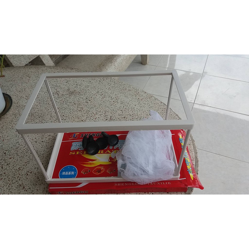 Lồng Đẻ Và Cách Ly Vải Lớn - Lồng Đẻ Cá Bảy Màu