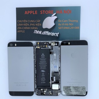 Cụm lưng Iphone 5s gray(xám)tháo máy đẹp 99-keng