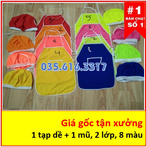 Tạp dề đầu bếp cho bé , tạp dề cho bé, tạp dề vẽ, tạp dề trơn, tạp dề đẹp, tạp dề cho trẻ