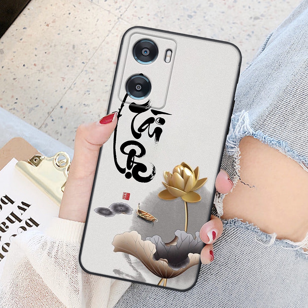 Ốp lưng Oppo A57 2022 / A77 4G / A77S BẢO VỆ CAMERA in hình chữ tài chữ lộc, Cha Mẹ, bình an SIÊU ĐẸP