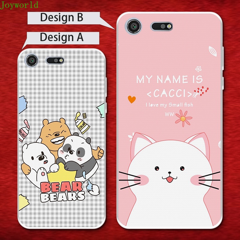 Ốp điện thoại TPU Silicon mềm hình gấu điện thoại cho Sony Xperia Z3 Z5 XZ1 XZ2 XZ Premium XZ3 XZ4 Compact