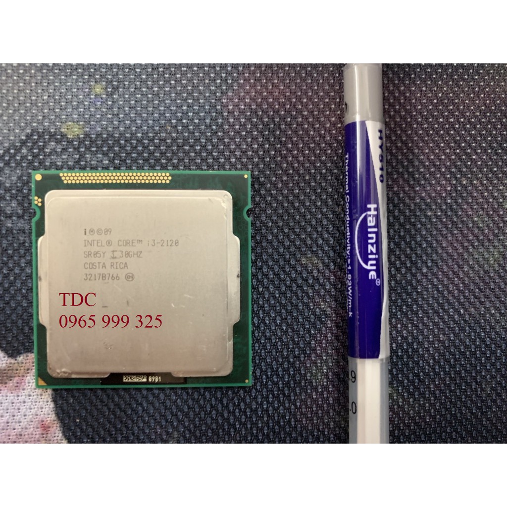 Bộ xử lý Intel® Core™ i3-2120 3M bộ nhớ đệm, 3,30 GHz. Tặng keo tản nhiệt.