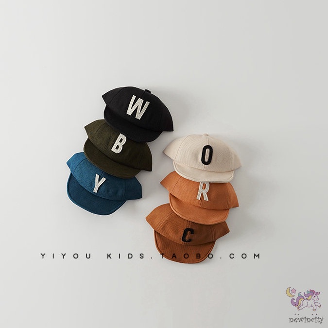 Mũ Lưỡi Trai Chống Nắng In Chữ Phong Cách Hàn Quốc Cá Tính Dành Cho Bé