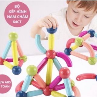 Bộ nam châm 64 chi tiết cho bé
