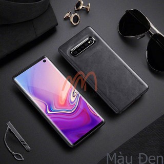 Ốp lưng da mềm Samsung S10 Plus hiệu X Level