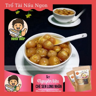 Set Chè Sen Long Nhãn Lớn Tự Nấu 17 Chén Kèm Nguyên Liệu Và Công Thức Siêu Ngon