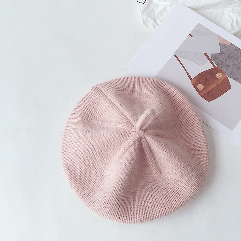 Mũ Beret Dệt Kim Màu Sắc Vintage Cho Bé