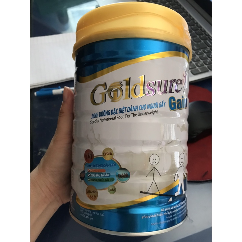 SỮA BỘT GOLDSURE GAIN 900G