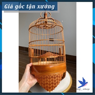 Lồng chim vành khuyên đục CNC triện - sz 22x26- lồng chim khuyên