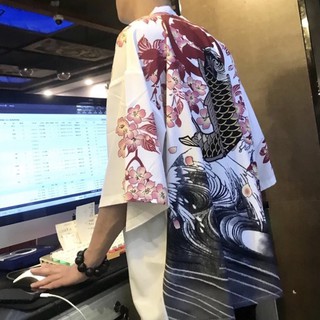 Áo khoác Kimono phong cách Nhật Bản trẻ trung năng động dành cho nữ