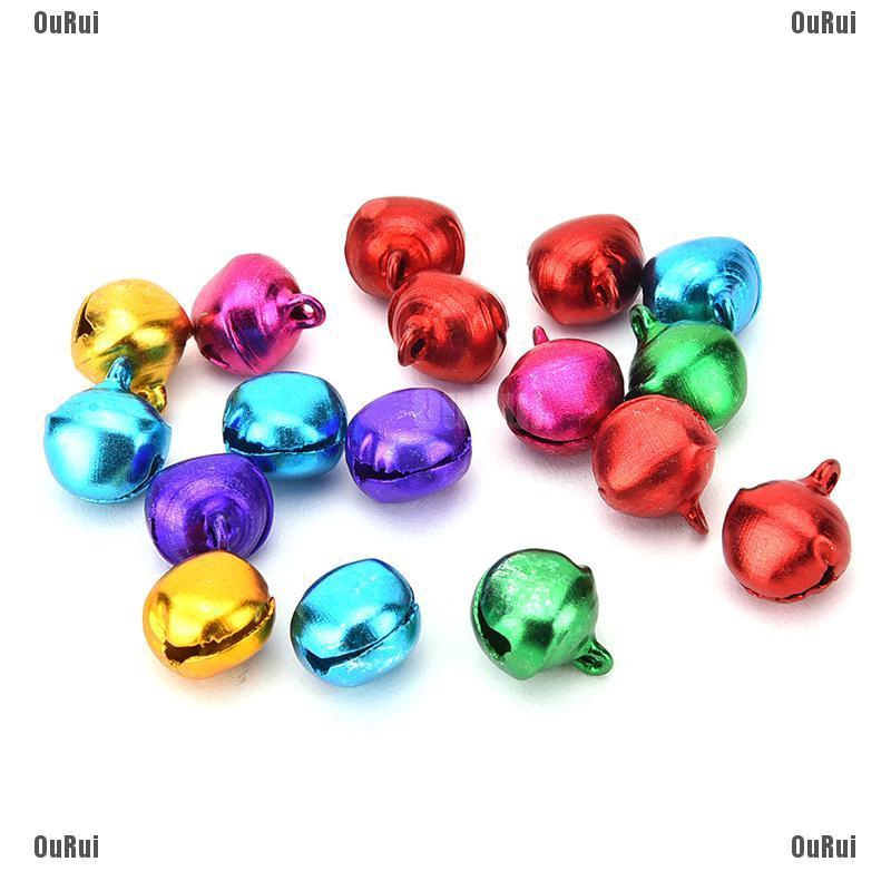 (FCC) Bộ 100 Chuông Nhỏ Nhiều Màu Sắc Sử Dụng Để Trang Trí Hoặc Làm Mặt Dây Chuyền