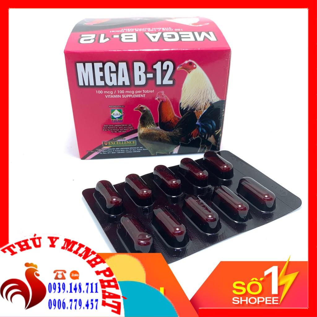 MEGA B12 TH.UỐC NUÔI GÀ HÀNG NHẬP KHẨU - VĨ 10 VIÊN