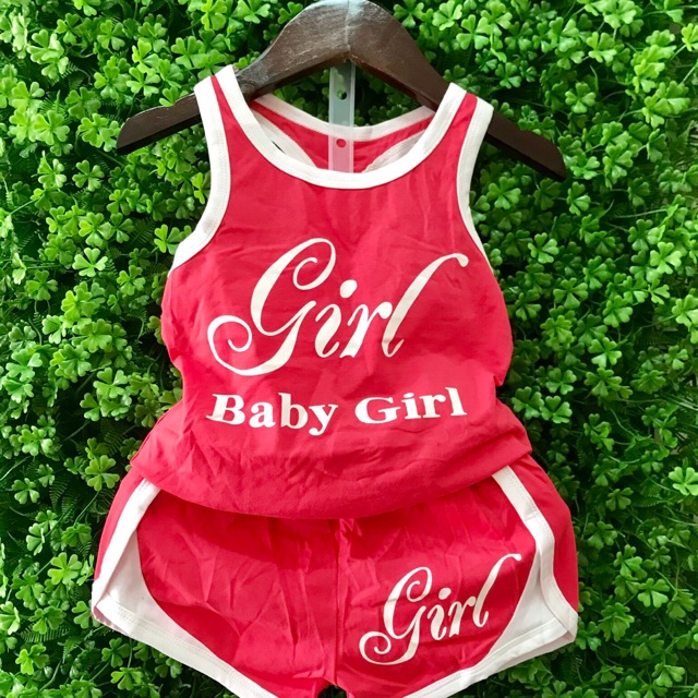 Bộ bé gái ba lỗ