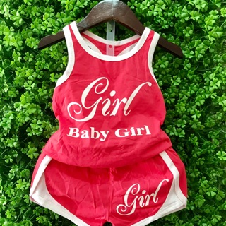 Bộ bé gái ba lỗ