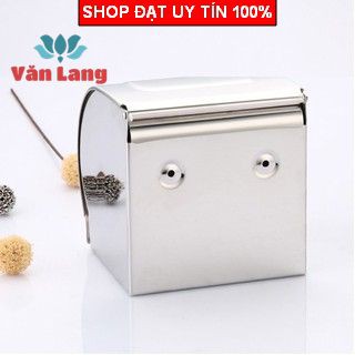 Hộp đựng giấy vệ sinh cao cấp inox 304 gắn tường