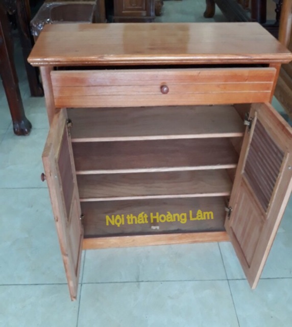 Tủ giầy 2 cánh gỗ xoan rừng