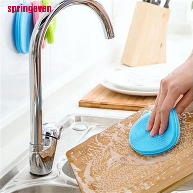 Miếng Silicone Rửa Chén Chống Vi Khuẩn Tiện Dụng