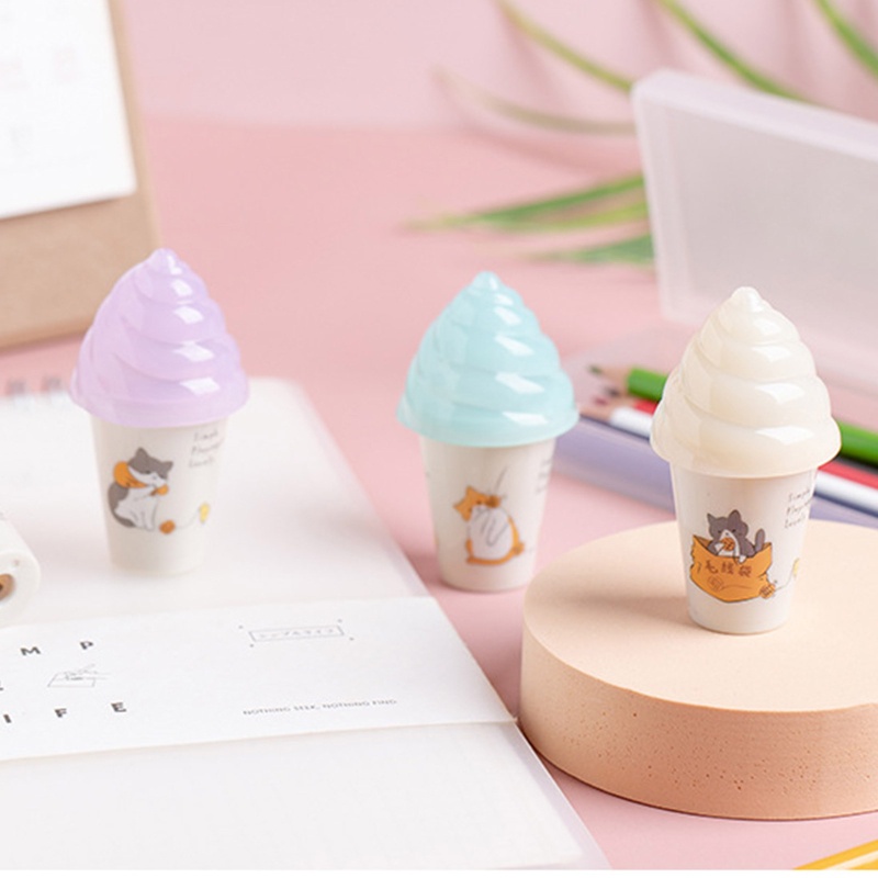 Gọt Bút Chì 6-8mm Hình Cây Kem Hoạt Hình