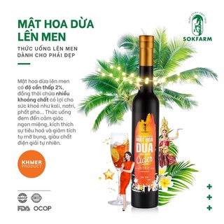 Mật hoa dừa lên men cider 375ml