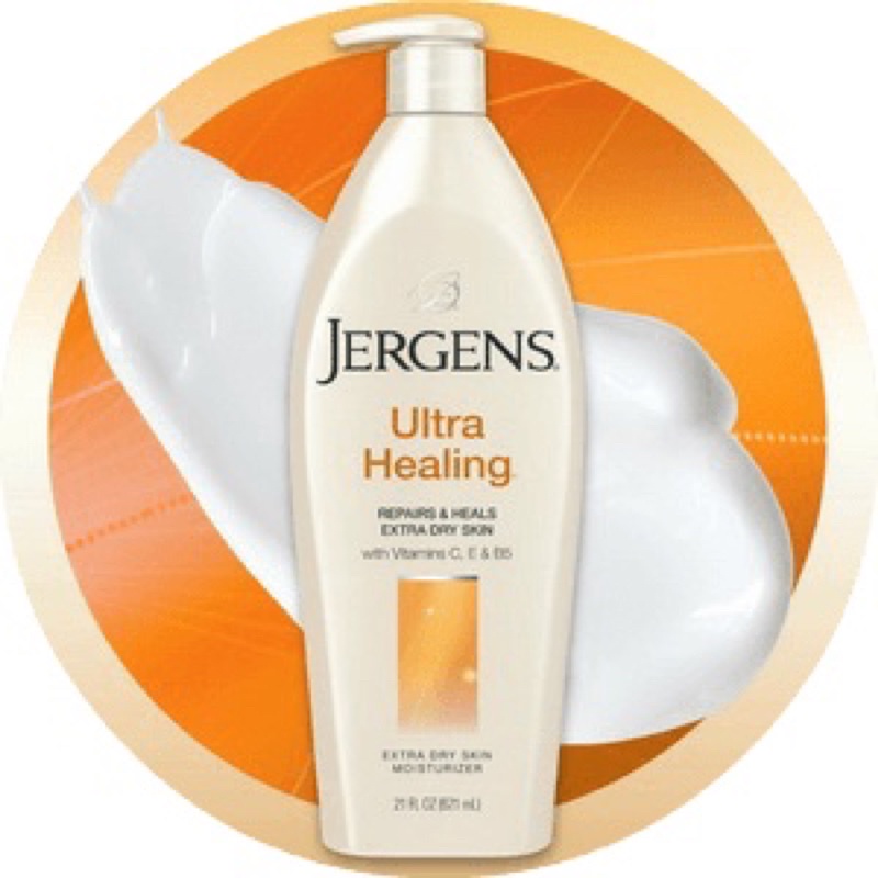 Sữa Dưỡng Thể JERGENS Cho Da Khô ULTRA HEALING 621ML Và Chai Nhỏ Minisize 88ML