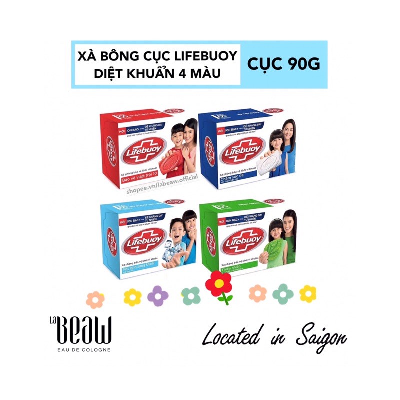 Xà bông cục LIFEBUOY 90G Bảo Vệ Vượt Trội