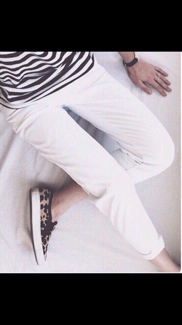 QUẦN BÒ CHUN ĐEN TRẮNG (MAI PHẠM | BigBuy360 - bigbuy360.vn