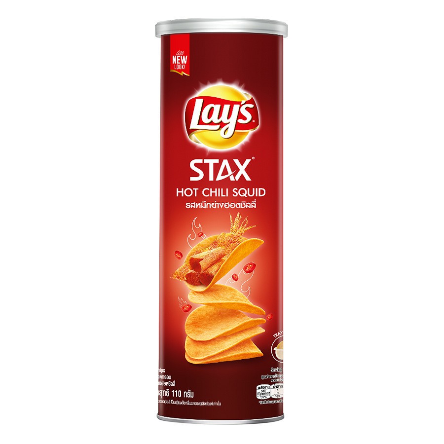 Snack Lay's Stax Thái Vị Mực Cay 105g | BigBuy360 - bigbuy360.vn