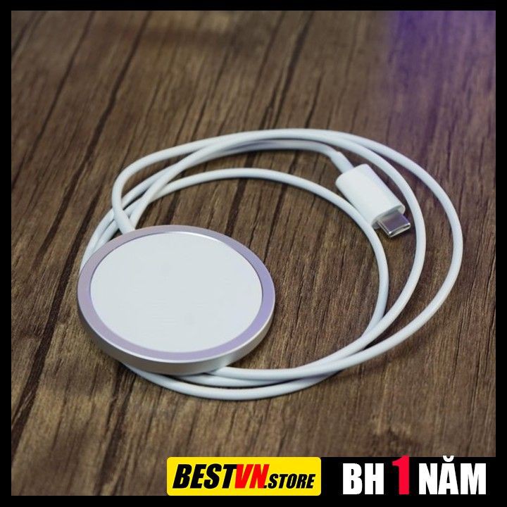 [DÙNG CHO ANDROID VÀ IPHONE] Sạc Không Dây MagSafe Charger Cho iPhone 12 Và Các Dòng Máy Hỗ Trợ Sạc Không Dây Chuẩn Qi