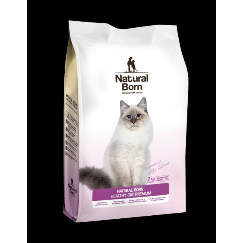 Hạt thức ăn mèo Natural Born túi chiết 1kg