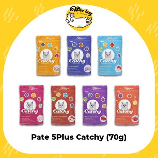 Pate cho mèo 5Plus Catchy gói 70g đủ vị cho mèo mọi lứa tuổi