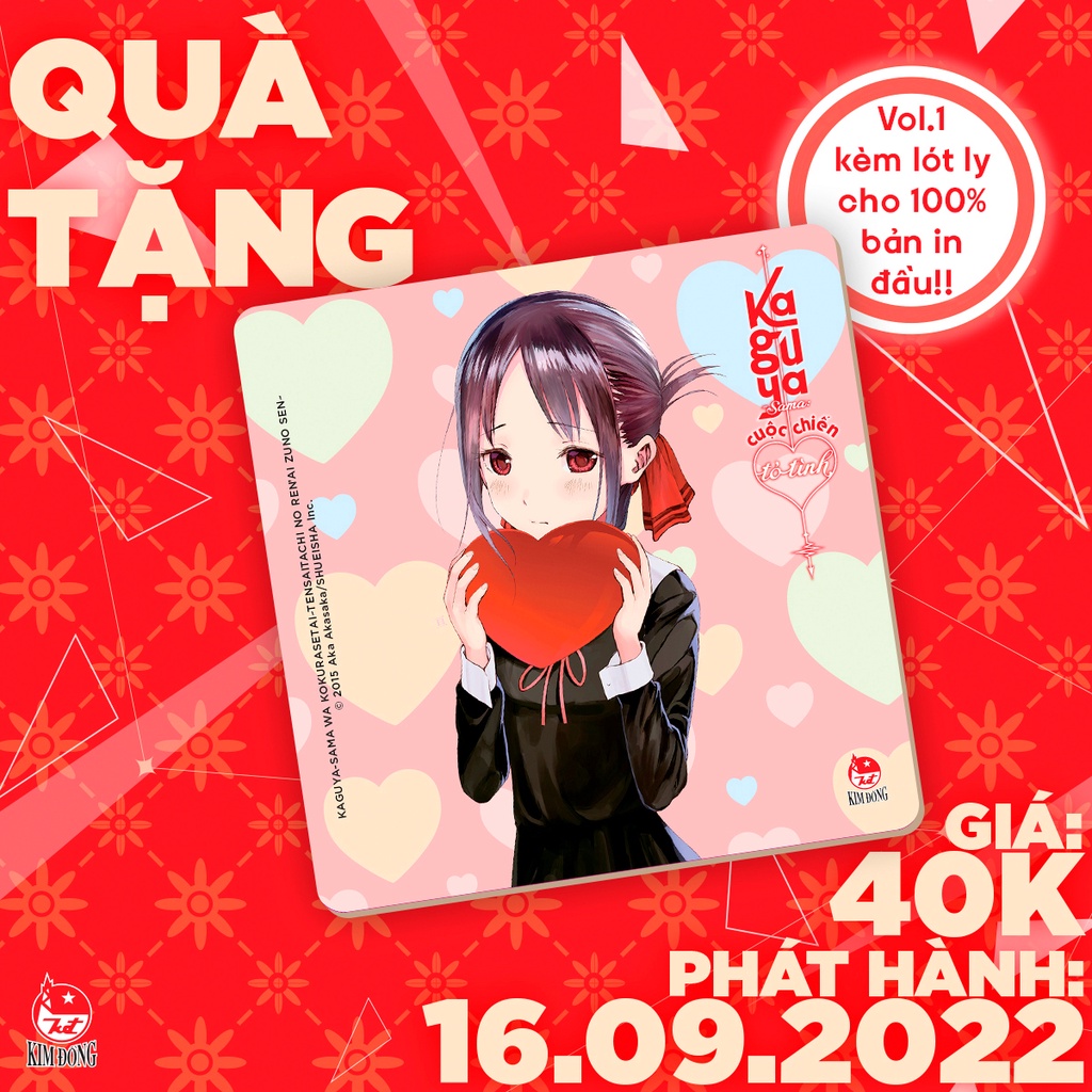 Lót ly - KAGUYA-SAMA: CUỘC CHIẾN TỎ TÌNH - 1