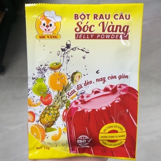 (Mã NSF02P125 giảm 25K) Bột Rau Câu Sóc Vàng (hạt agar)