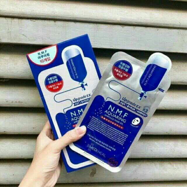 Hộp ( 10 miếng ) Mặt nạ Mediheal N.M.F Aquaring Ampoule Mask
   GIÁ :  160k/10 miếng