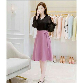 CHÂN VÁY THẮT NƠ CAO CẤP