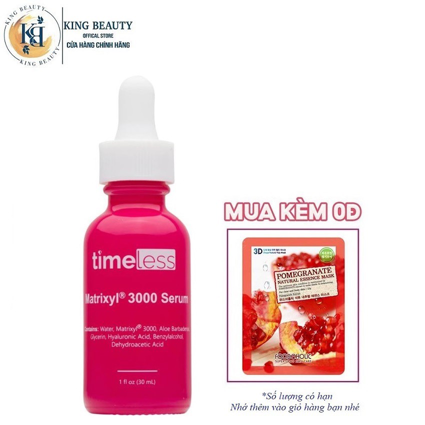 Serum Dưỡng Ẩm Chống Lão Hóa Timeless Matrixyl 3000 30ml