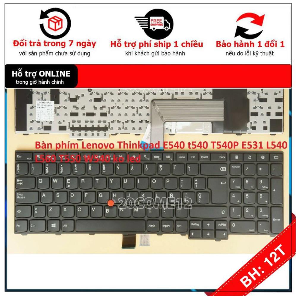 [BH12TH] ⚡[Có led] Bàn phím Lenovo Thinkpad E540 t540 T540P E531 L540 L560 T550 W540