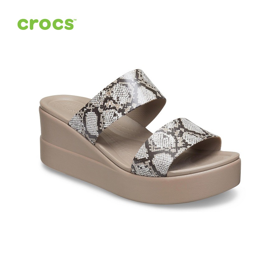 Dép quai ngang đế xuồng nữ CROCS Brooklyn 206219-93T