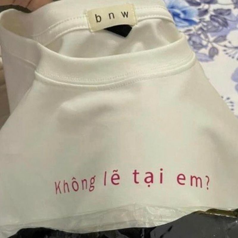 Áo thun Tất cả là tại anh❤áo phông nam nữ unisex form rộng freesiz❤ champion mặc nhóm ; đôi trend 2022