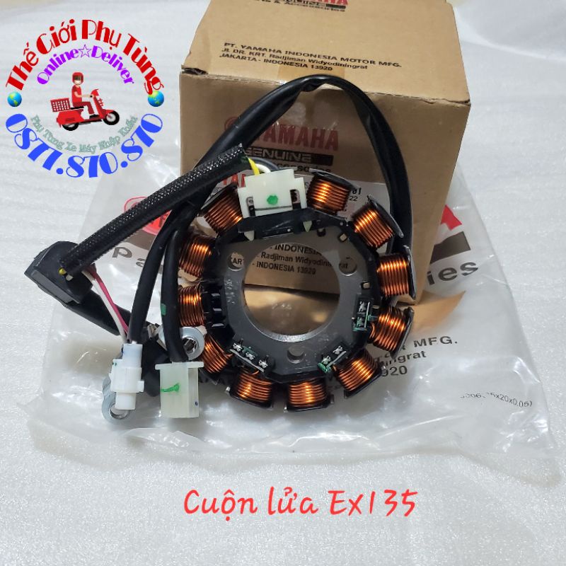 [Ảnh thật][Chính hãng] CUỘN LỬA - CUỘN ĐIỆN - CUỘN STATOR EXCITER 135 ZIN MỚI 1S7-H1410-01