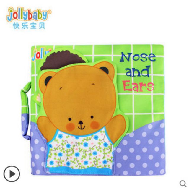 Sách vải lift the flap của Jolly baby